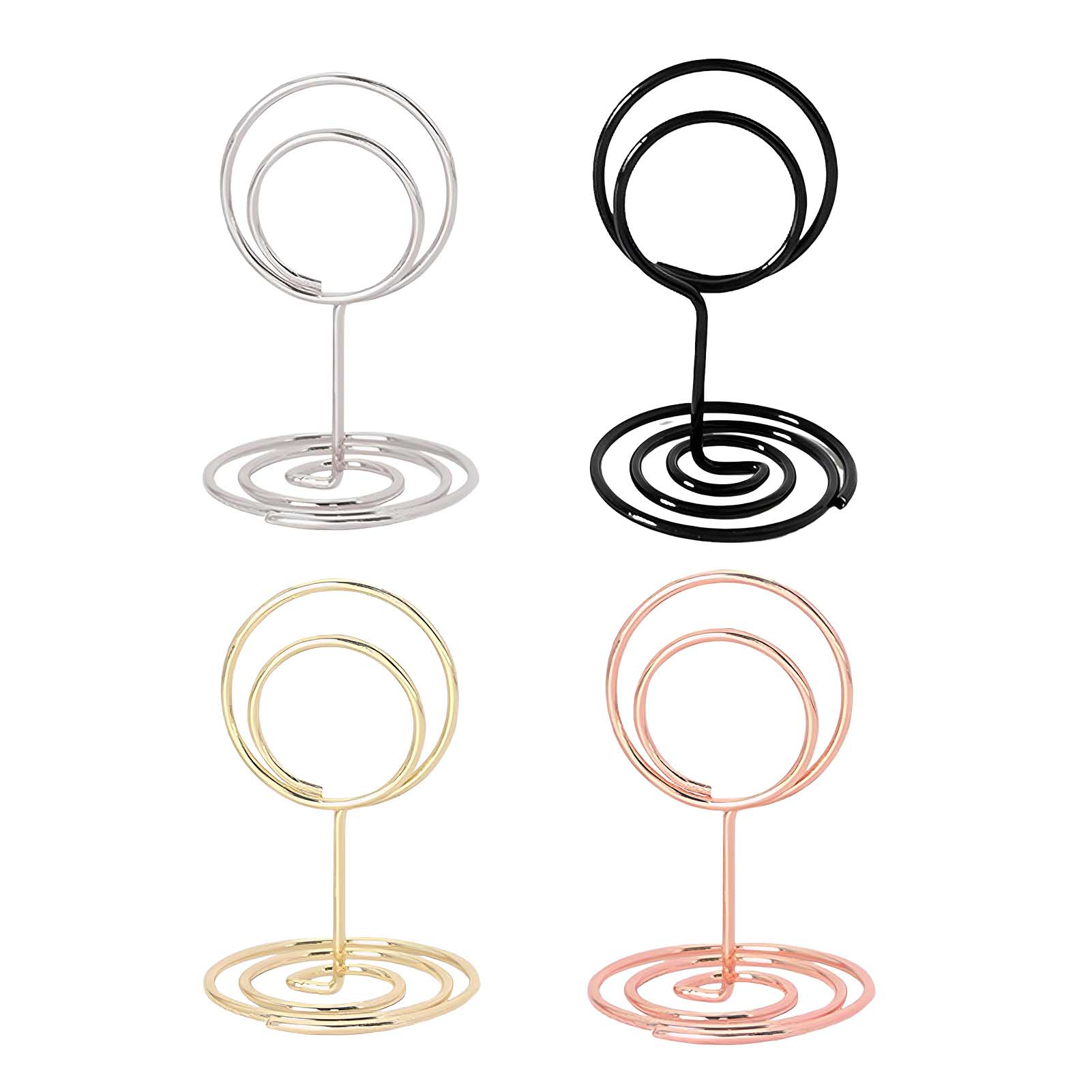 Table Number Gold - 5pcs Dining Slot Card Holder For