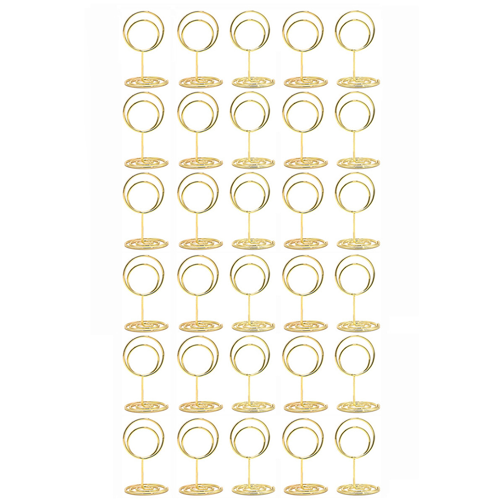 30 Pack Round Table Card Holde - đánh giá và giá Table Number Gold