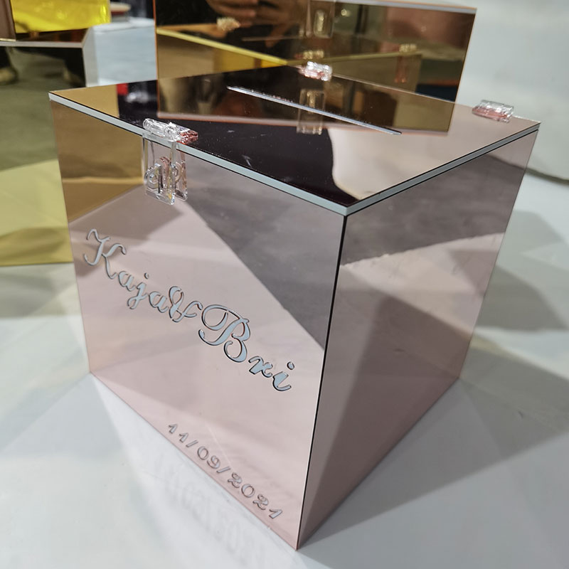 Acrylic Innovation Card Box We - đánh giá và giá Wedding Card Box