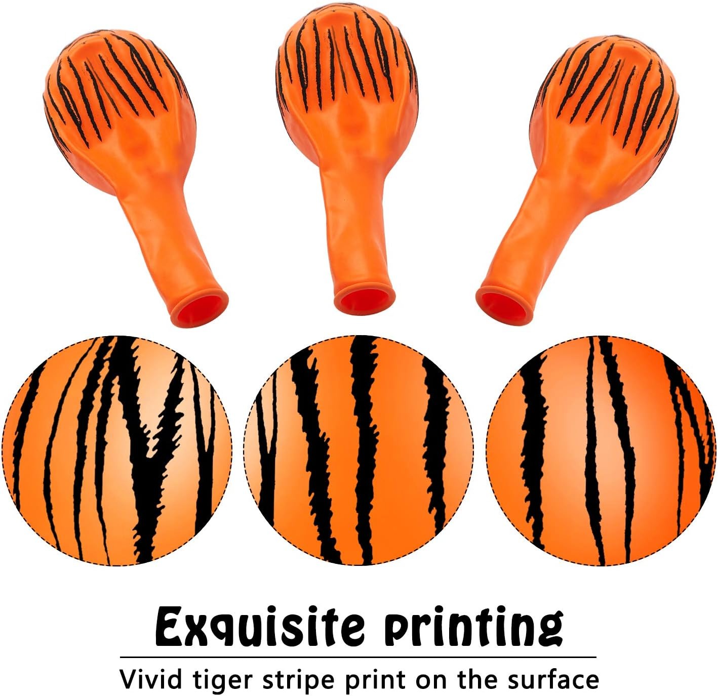 20/40Pcs  Tiger Balloons Tiger - đánh giá và giá Wedding Zoo